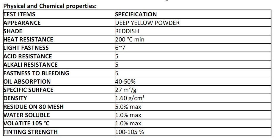 Opaque Paint Coating Pigment Permanent Yellow 83 Hr 70