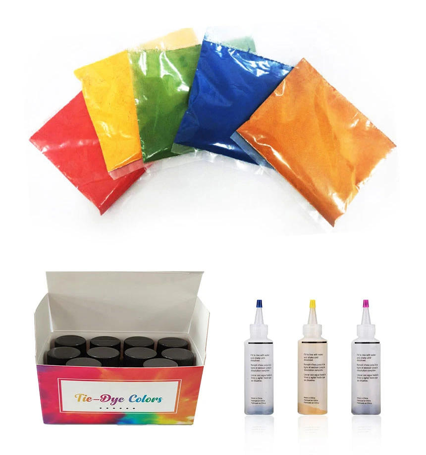 Wholesale Fabric Reactive Tie-Dye Kit Refills Tie Dye