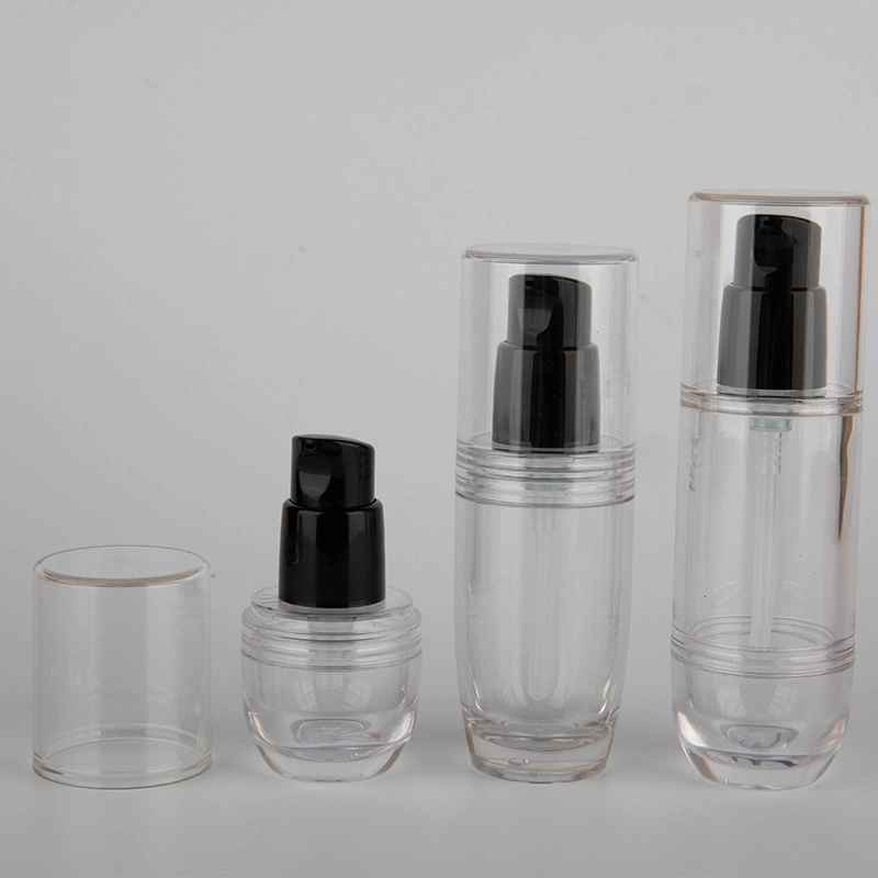 China Supplier Clear Base Cosmetic Packaging 15ml 30ml Face Body Cream Container 45ml Essential Oil Lotion Bottle for Cosmetics and Skin Care Packing Set