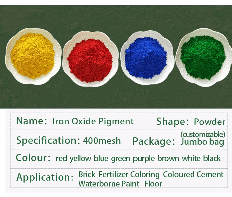 Color Concrete Pigments, Cement Pigments. Iron Oxide Pigments Inorganic Pigments