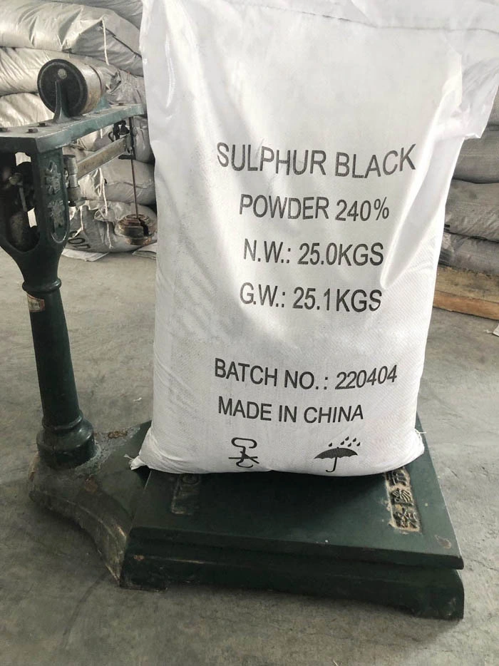 Sulphur Black Br 200% Black Dye Pigment for Textile