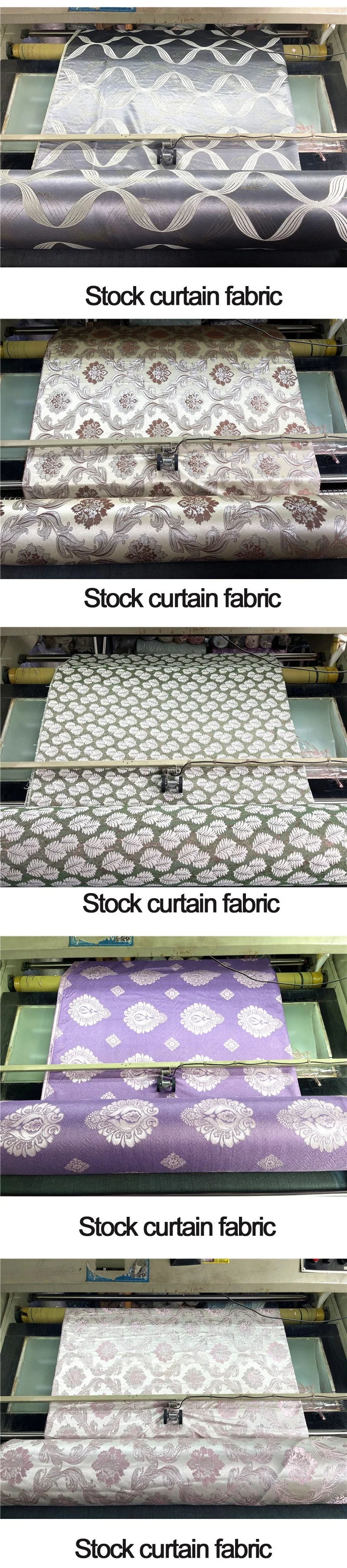 New Product Country Style Yarn Dyed Jacquard Seamless Patchwork Curtains