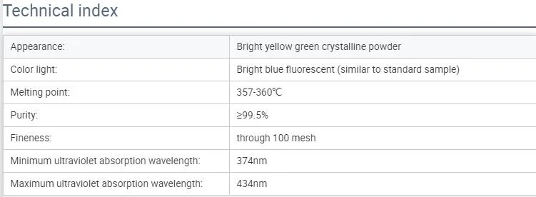 Optical Brightener Ob-1 for Plastics