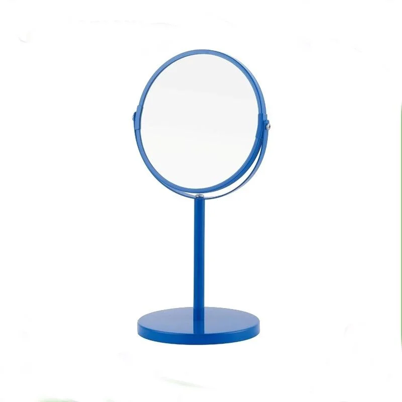 Free Standing Round Shape Table Decorative Makeup Mirror