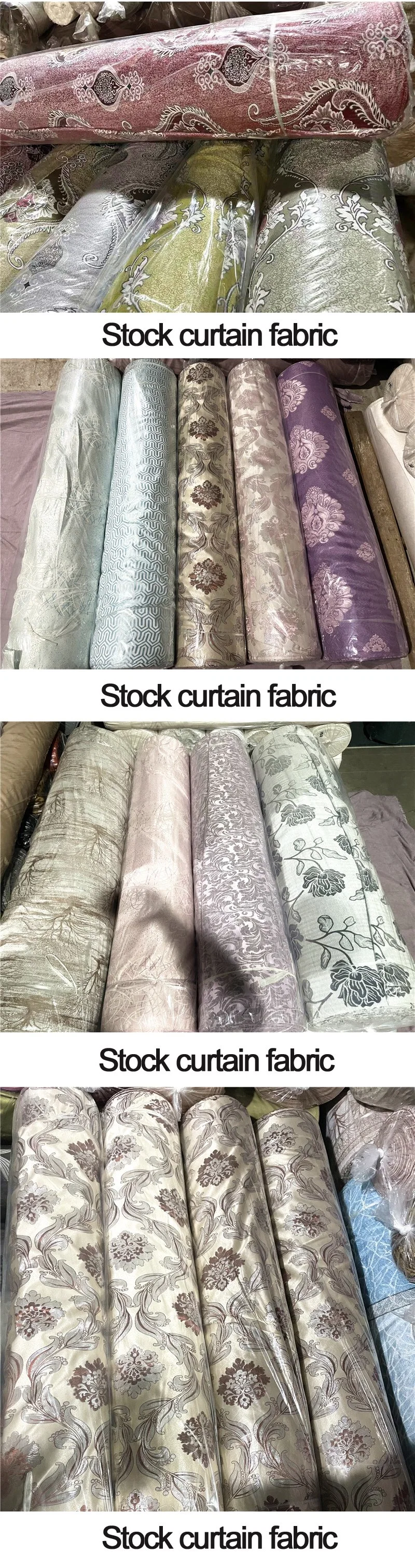 New Product Country Style Yarn Dyed Jacquard Seamless Patchwork Curtains