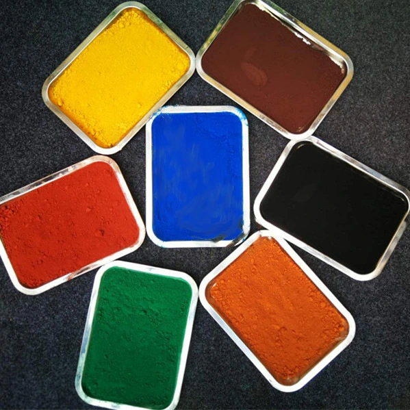 Iron Oxide (CAS No: 1309-37-1) Red, Yellow, Blue, Black, Brown. Orange Iron Oxide