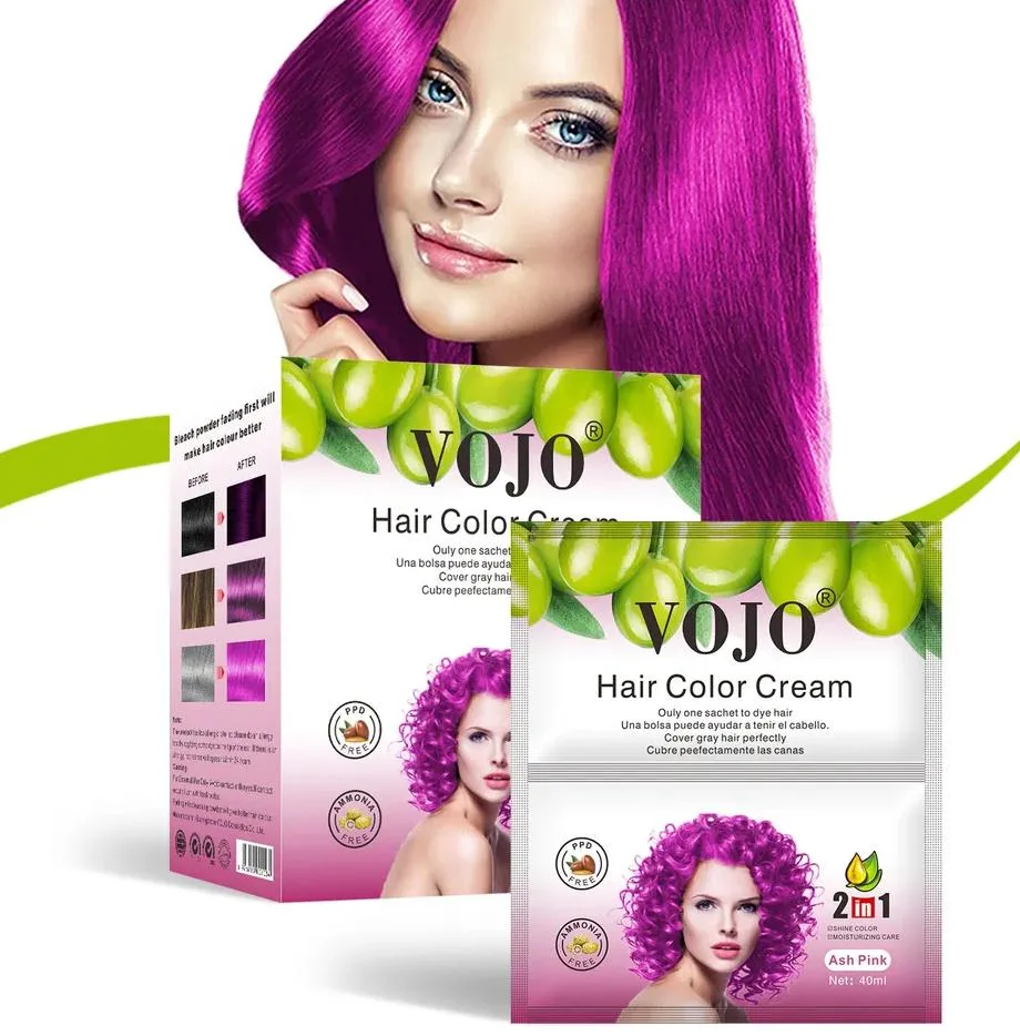 Online Wholesale in Stock Hot Selling Hair Color Cream Hair Dye for Professional Salon Private Label Fast Semi-Permanent Hair Color Cream