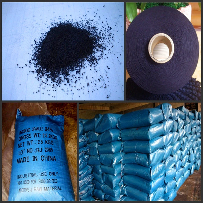 94% Textile Dyestuffs Materials Dark Indigo Blue Dye C16h10n2o2 for Fabric Tie Dye