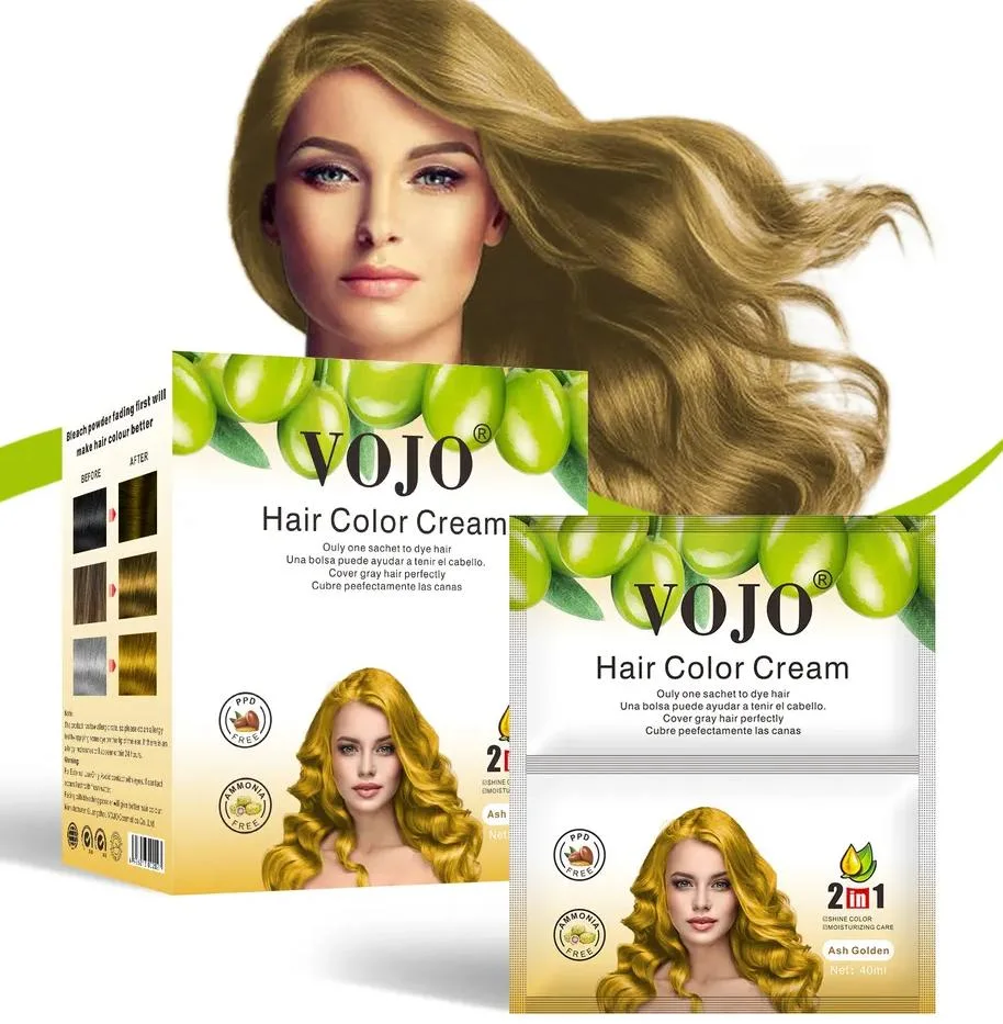 Online Wholesale in Stock Hot Selling Hair Color Cream Hair Dye for Professional Salon Private Label Fast Semi-Permanent Hair Color Cream