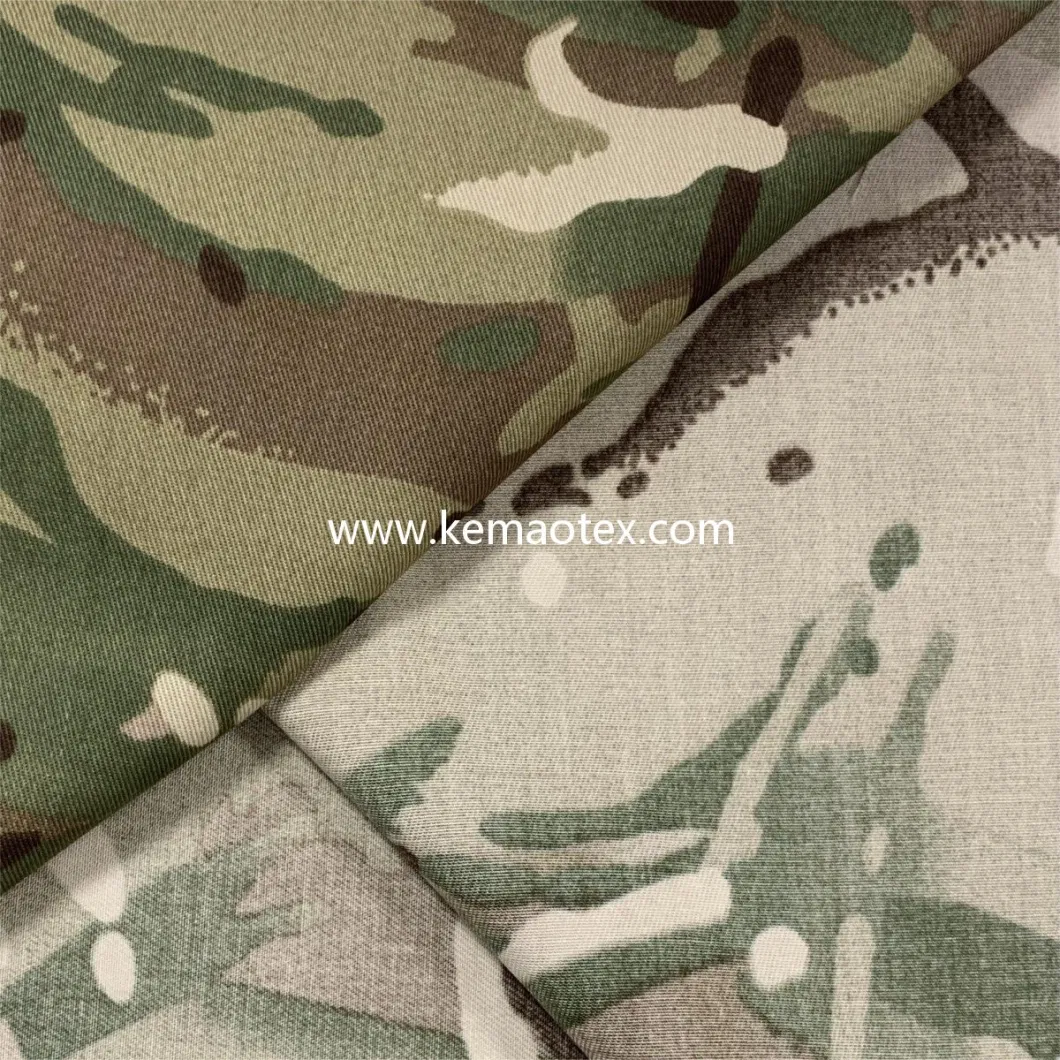 65% Polyester 35% Cotton Blend Woven Army Style Print Camouflage Military Style Uniform Fabric