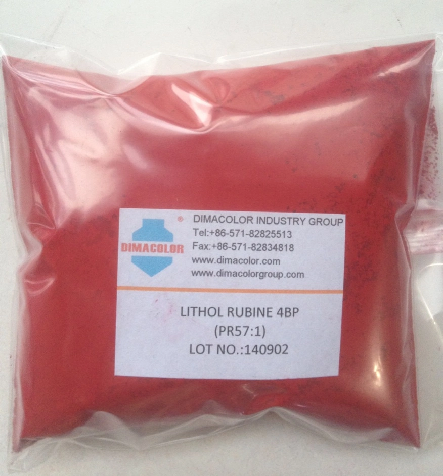 Pigment Red 57: 1 Lithol Rubine 4bp for Powder Coating Plastic Offset Ink