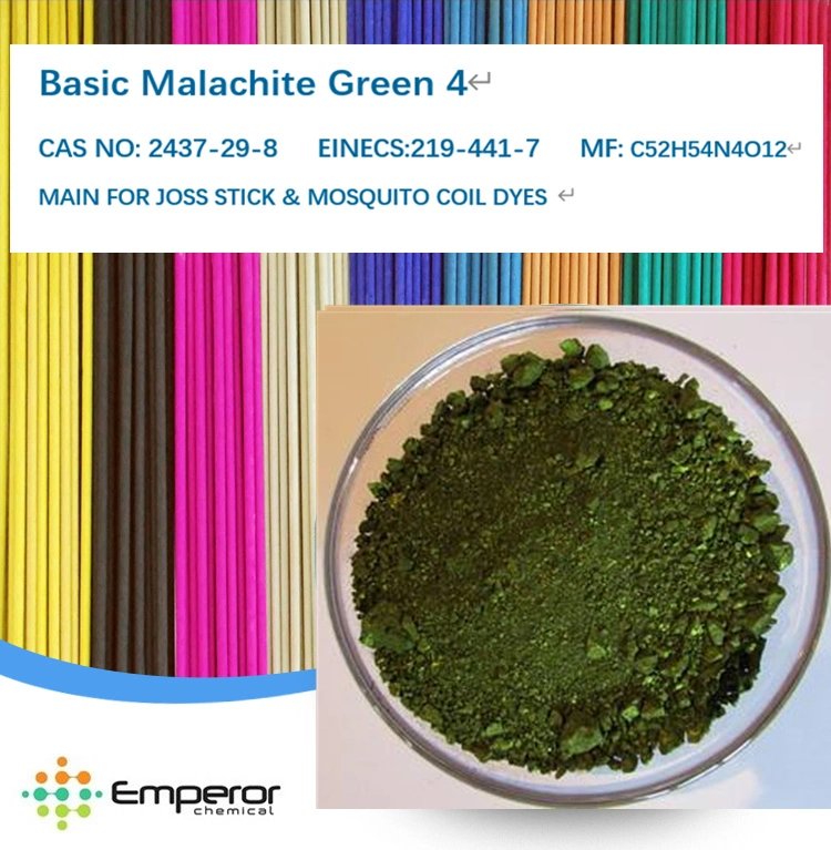 100% Pure Basic Malachite Green 4 Used for Mosquito Coil