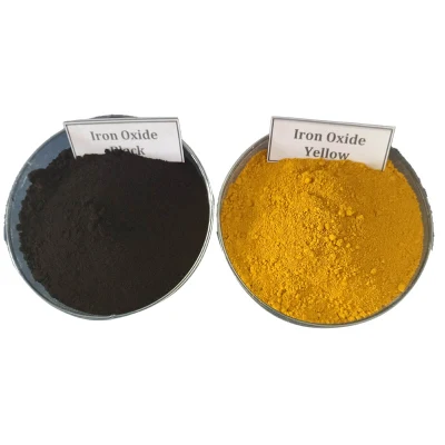 Precio al por mayor polvo de Superfina pigmento Amarillo Negro Rojo Marrón Hierro Óxido
