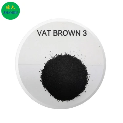 RN C. I. VAT Brown 3 R VAT colorantes CAS 131-92-0 polvo marrón oscuro