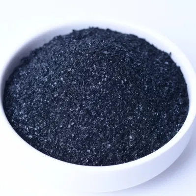 Super Grade Leonardite aditivos para piensos Humate sodio escamas brillantes con la mejor calidad a bajo precio