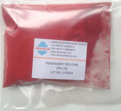 Rojo permanente 170 (Rojo pigmento F5RK, 3RK) para la impresión textil de tinta plástica de revestimiento de polvo