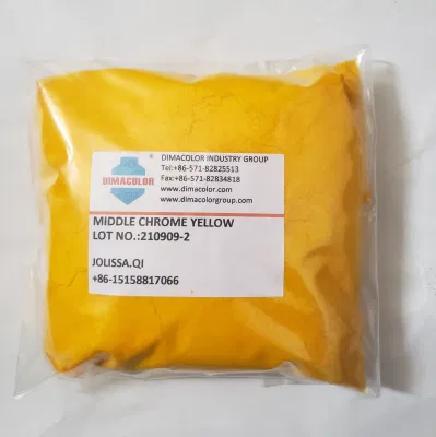  Cromo mediano pigmento Amarillo 550 (PY34) para pintura, revestimiento, plástico