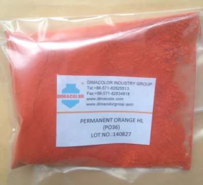 Tinta de pigmento de recubrimiento de pintura de plástico naranja 36 (FAST ORANGE HL)