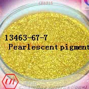 Pigmento y colorantes [13463-67-7] pigmento de perlas