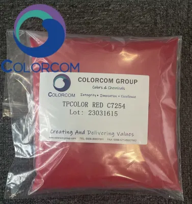 Pigmento rojo 254 de alta calidad para plásticos y tinta de pintura Polvo rojo de pigmento orgánico químico PR 254