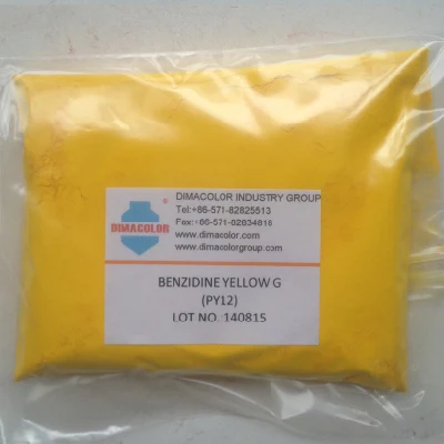 La tinta de pigmento de plástico amarillo bencidina G (PY12).