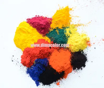  Pigmentos de color Dimacolor para caucho plástico Masterbatch EVA PP PVC PE Pet Shoe suela Fibra PP