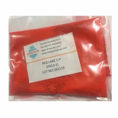Tinta de pigmento plástico Lago Rojo C (PR53: 1) el uso general