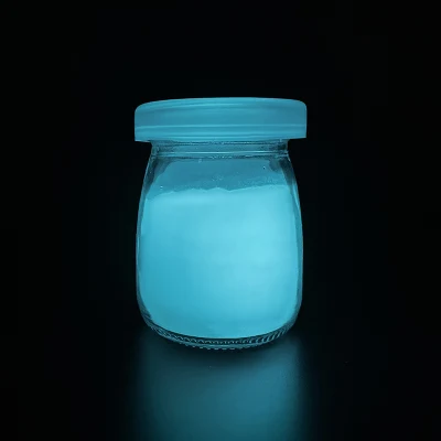 Azul verde en polvo de luminancia 15-35Pigmento fotoluminiscente um para el revestimiento