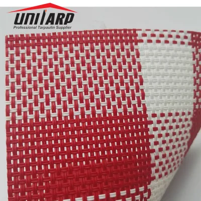Colorear varios anti-UV Toldos tejidos de malla de PVC Mat Tabla de tela de manta de caballo
