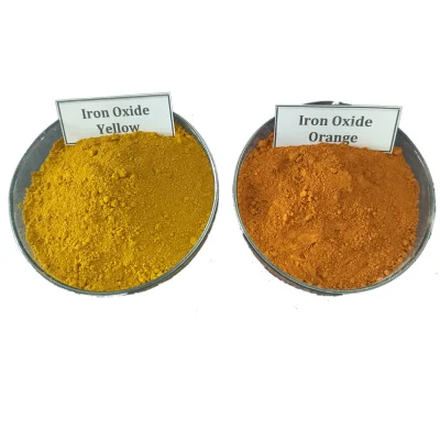 Polvo de pigmento inorgánico óxido de hierro rojo/negro/amarillo para la construcción