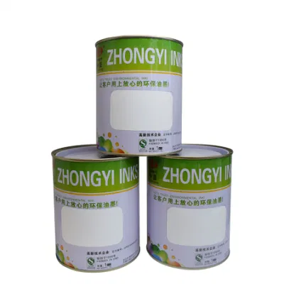 Tinta de impresión de pantalla de la serie RP de zhongyi, tinta de impresión basada en disolvente para productos de caucho, productos EVA, TPR