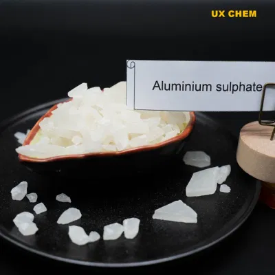 Sulfato de aluminio no férrico/sulfato de aluminio 17% granular/hojuelas