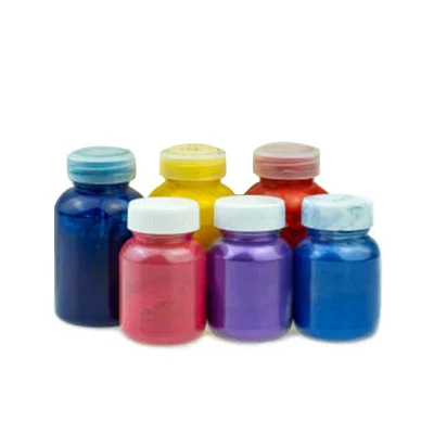 32 Colores Nacarados de grado cosmético Mica natural de resina epoxi en polvo mineral Pearl joyas DIY de pigmento colorante haciendo manualidades