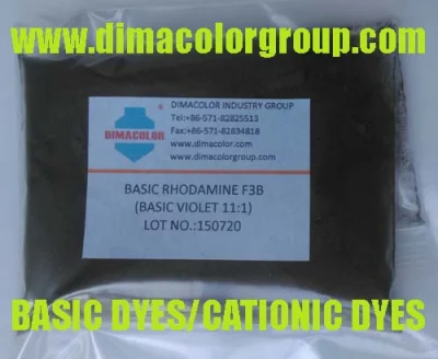  Rhodamina básica F3B 100% (VIOLETA BÁSICO 11: 1) colorantes de tinta