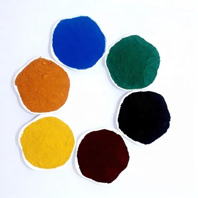 Inorgánicos de color de pigmento de óxido de hierro Fe2O3 Precio de pigmento para pavimentar el ladrillo