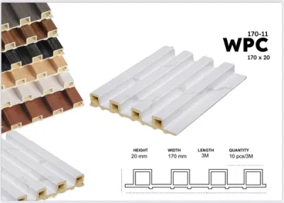 Precio Venta Madera PVC Composite 3D WPC Panel de pared