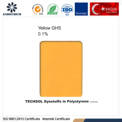 Disolvente de alto rendimiento Amarillo 163 Manuacolorante transparente Amarillo 5RP tintes