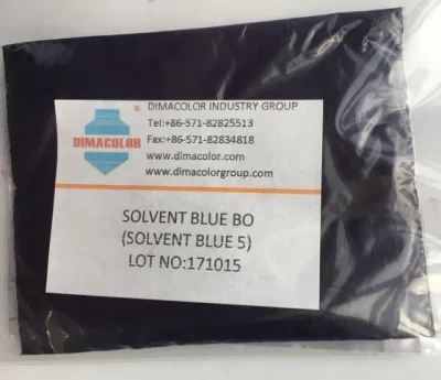 Colorantes solventes Azul Bo Solvent Azul 5 tinta de revestimiento de madera Cuero aluminio metalizado