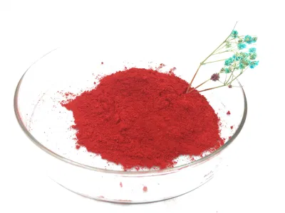 Pigmento rojo colorante en polvo se utiliza para productos de plástico para colorear
