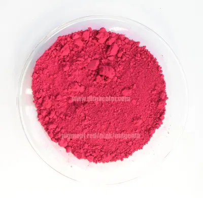 Pigmento orgánico rojo 122 (Quinacridone ROSA EB/E/E2B) para el Revestimiento en polvo Pintura de tinta UV impresión textil de plástico
