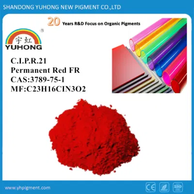 Fabricante pigmento rojo 21 para el revestimiento