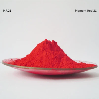Basado en agua de la aplicación de tinta de pigmento en polvo rojo 21