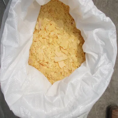 Sulfuro de Sodio de Alta calidad 60% de las tortas amarillas para la industria del cuero CAS: 1313-82-2