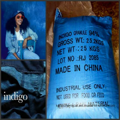  Venta caliente tinte azul añil el 94% Denim Indigo colorantes en polvo