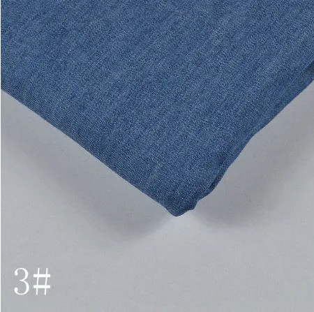 High Quality Thin Cotton Woven Denim Fabric for Jeans T-Shirt Dress and Bags