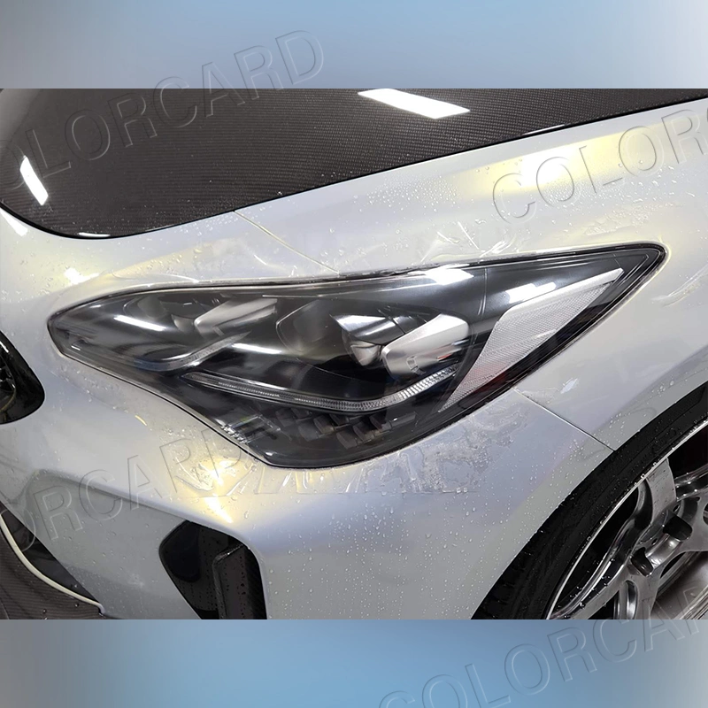 Headlight Film Color Changing Anti-Scratch Heat Repair High Clear Protection Film for Car Lamps 30cm*15m