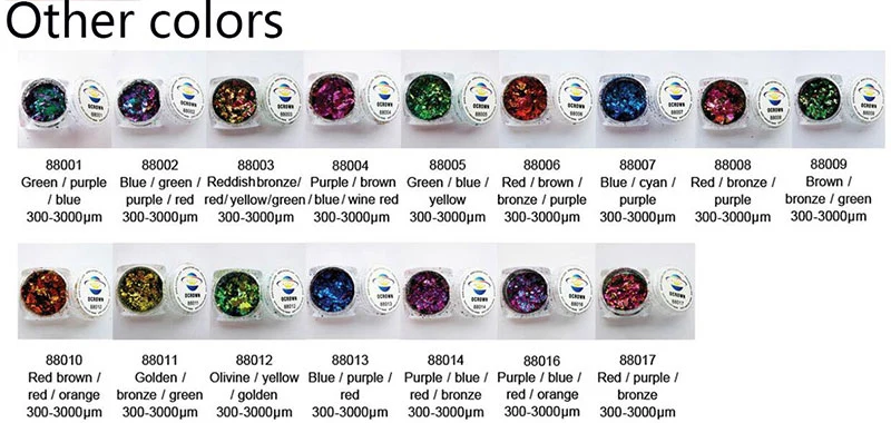 Colors Changing Flakes Chameleon Pearlescent Pigment Special Effect Flakes Pigment