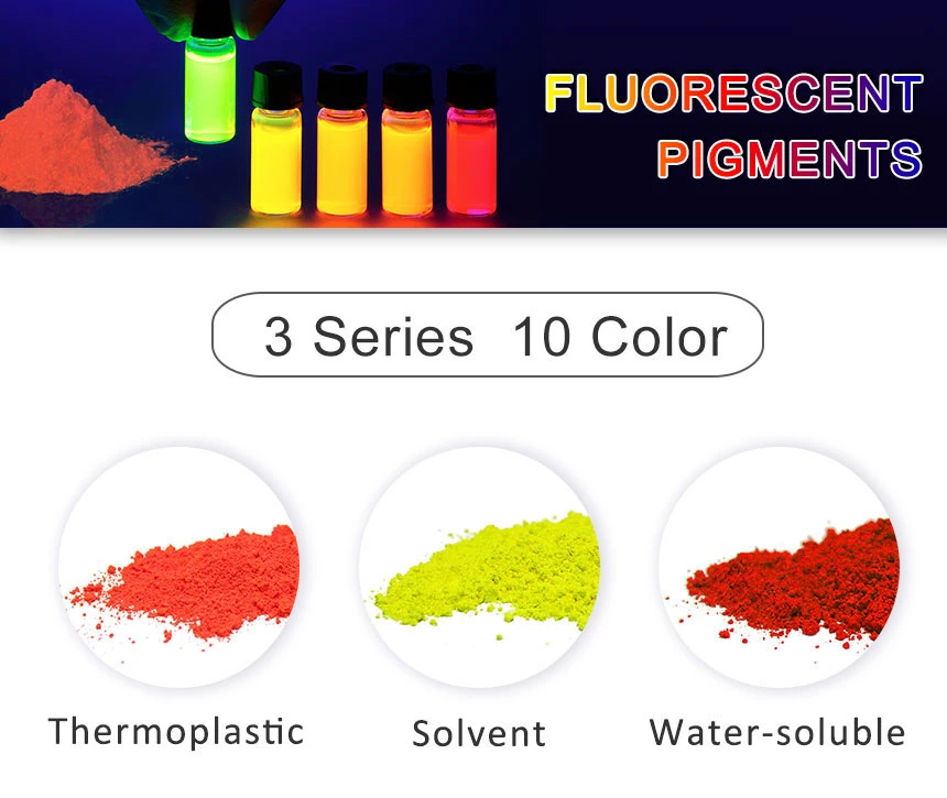 Organic Lemon Yellow Fluorescent Pigment Powder, Resin Fluorescent Pigment