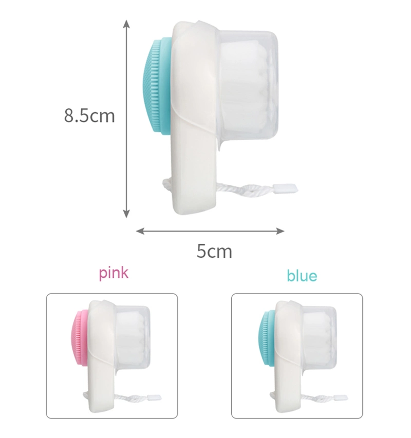 New Facial Beauty Tools Application Silicone Face Brush Silicone Scrubber Cleansing Brush