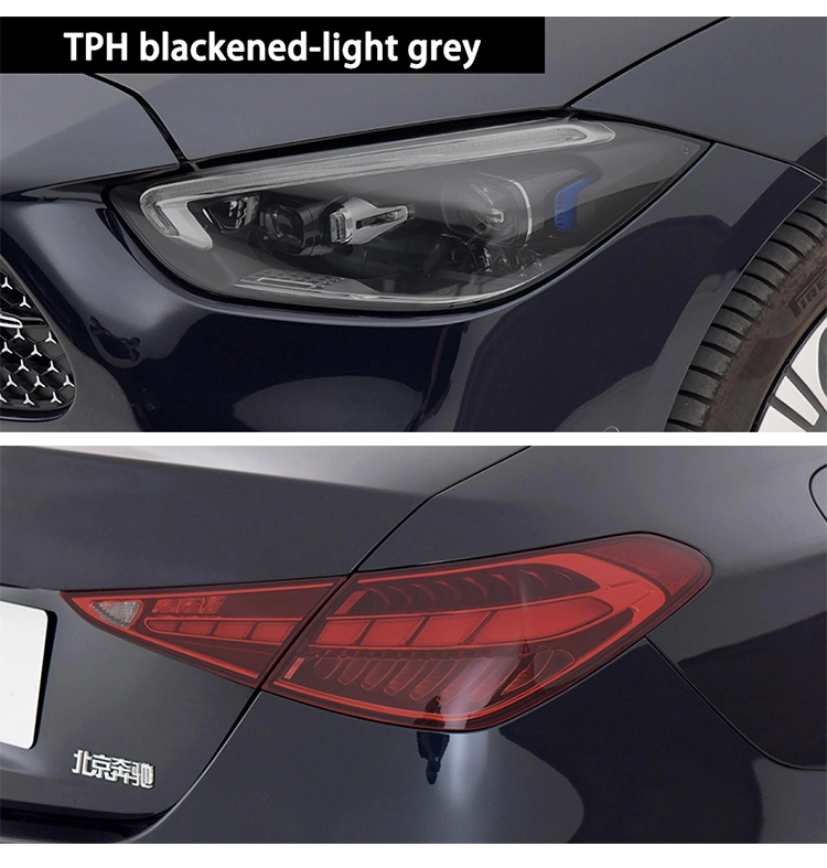 0.3*10m Ppf Grey Light Black Headlight Tint Film Car Lamp Film